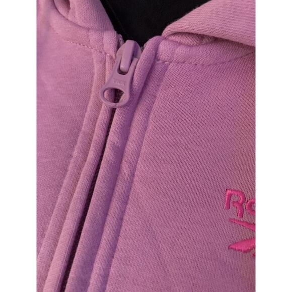 ~NWT Women's REEBOK PINK French Terry Hoodie With Pocket~Size Small - NWT 50$ - Picture 4 of 7